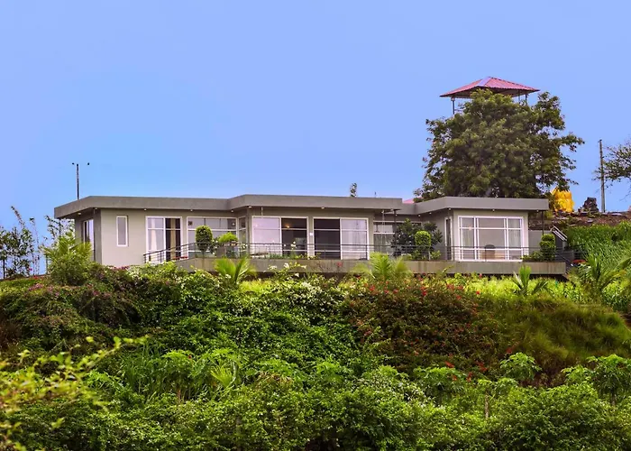 Saffronstays Serenity - 2Br Villa Overlooking Lake Kadwa With Garden, Swings & Treks Near Sula Vineyard
